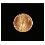 1/10oz $5 US Gold Coin