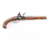 L. Alley Marked Flintlock Pistol
