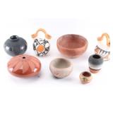 Lot of 8 Indian Pottery