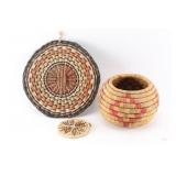 Lot of 3 Hopi Baskets.