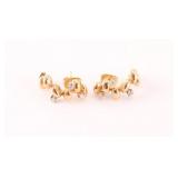 Gold & Diamond Earrings