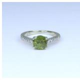 Captivating Rare Alexandrite & Diamond Ring