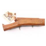 Carved Wood Patent Model Rifle Receiver