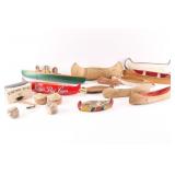 Large Collection of Indian Canoes
