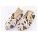 Blackfoot Beaded Moccasins.