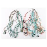 Lot of 7 Beaded Necklaces.