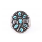 Navajo Bisbee Turquoise Cuff