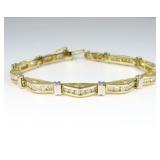 Dazzling Diamond Link Bracelet