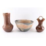Lot of 3 Southwest Pottery Pieces.