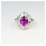 Exceptional Extra Vivid Purple Pink Sapphire