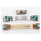 2 Watchbands and a Money Clip.