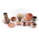 Lot of 12 Native American Pots