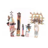 Lot of 5 Kachina Dolls.