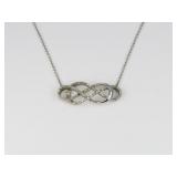 Inspired Infinity Style Diamond Studded