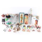 Lot of 14 Kachinas