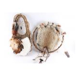 Lot of 2 Native Themed Wall Hangings.