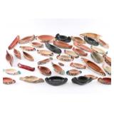 Massive Collection of Pottery Canoes