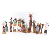 Lot of 12 Hopi Kachinas