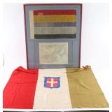 Lot of Two Vintage Flags