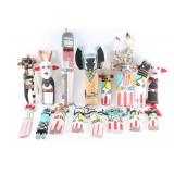 Lot Of 16 Hopi Kachinas