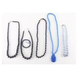 Lot of Lapis Necklaces & Bracelet.