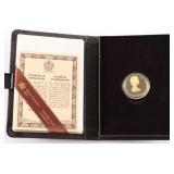 1984 $100 Jacques Cartier Gold Coin.