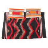 Lot of Native American Rugs.