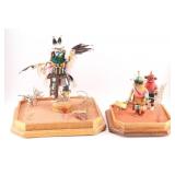 Lot of 2 Hopi Kachina Exhibits.