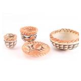 Lot of 4 Acoma Pots.