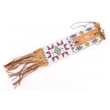 Plains Indian Beaded Pipe Bag.