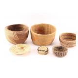 Lot of 6 Baskets.