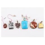 Lot of 6 Pendants.