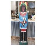 Cigar Store Indian.