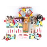 Lot of 7 Hopi Kachinas