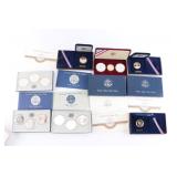 Lot of US Mint 1983 and 1984 Olympic Proof Sets