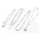 Lot of 4 Judith Ripka Necklaces.