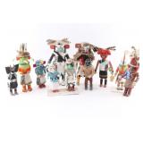 Lot of 10 Kachinas.