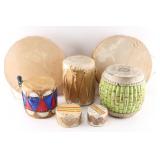 Lot of 15 Indian Drums