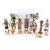 Lot of 8 Hopi Kachinas