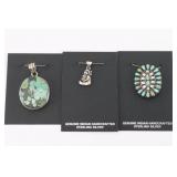 Lot of 3 Pendants.