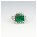 Beautiful Vintage G.I.A. Certified Colombian