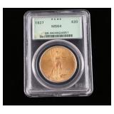1927 $20 Gold Coin