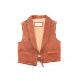 Tooled Leather Alan Michael Vest.
