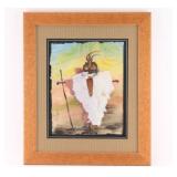 Mixed Media Native American Art.