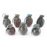 Lot of U.S. Training Grenades