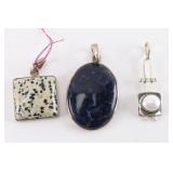 Lot of 3 Pendants.