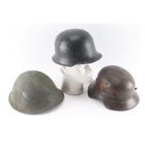 Lot of Three Helmets
