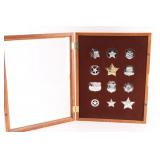 Lot of Framed Badges