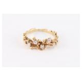 Ladies Diamond Nugget Ring
