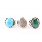Lot of 3 Sterling Men